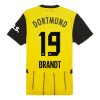 Maillot de Supporter Borussia Dortmund Brandt 19 Domicile 2024-25 Pour Enfant